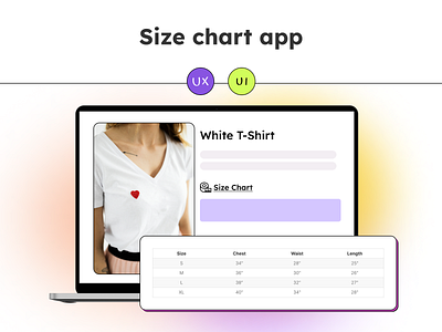 Vitals - Size chart app case study dashboard ecommerce ecommerce app product design product designer saas size chart startup ui ux