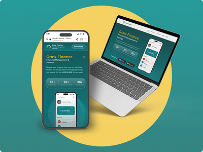 UI Web Mobile Responsib - Fintech FINANCIAL MANAGEMENT app branding design ui uiux ux