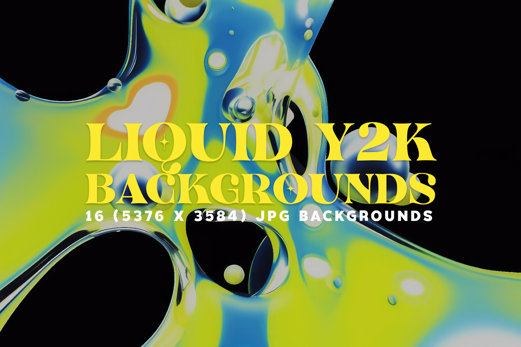 16 Liquid Green and Black Y2K Backgrounds by HipFonts on Dribbble