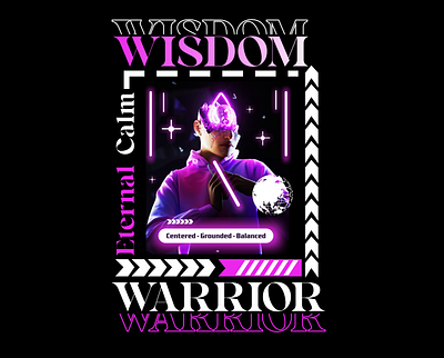 WISDOM WARRIOR branding design graphic design illustration logo motion graphics typography ui ux vector
