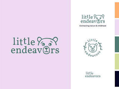 Little Endeavors branding design graphic design icon illustration logo typography