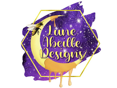 Lune Abeille Designs Logo app branding design graphic design illustration logo typography ui ux vector