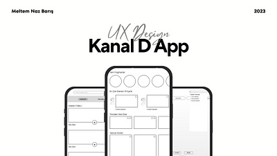 Kanal D App UX Design design designer productdesign research uxdesign uxdesigner uxresearch uxresearcher