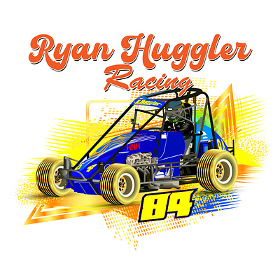 Ryan_Huggler_Racing 3d animation branding graphic design huggler racing engines logo motion graphics ryan huggler racing ui
