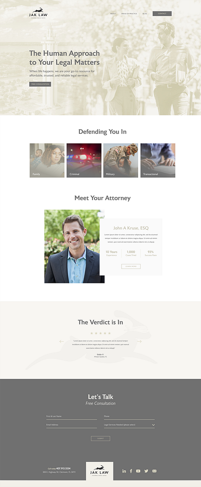 Lawyer Website agency alarie design branding design graphic design ui