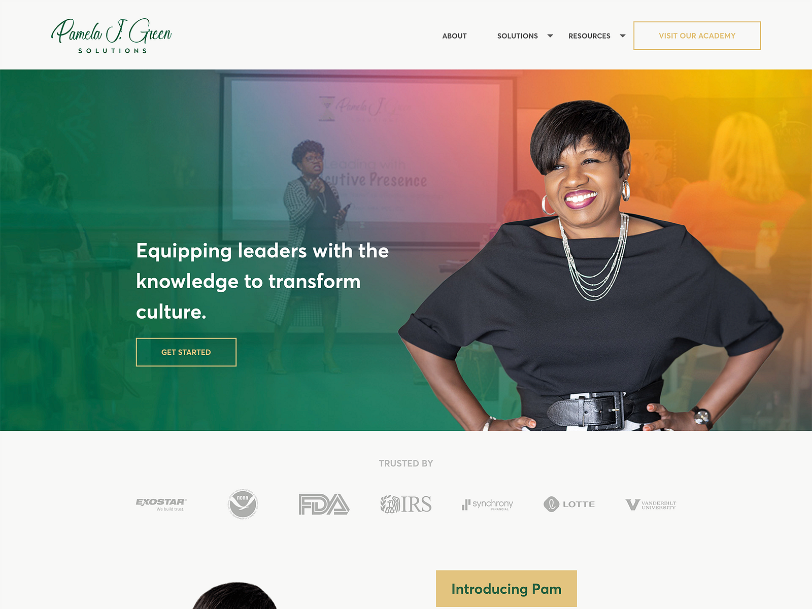 Motivational Speaker Website by Alarie Design on Dribbble