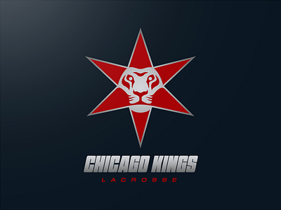 Chicago Kings branding chicago design illustration illustrator lacrosse lion logo sports sports logo