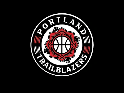 Portland Trailblazers Concept Logo blazers branding concept logo design graphic design illustration logo nba pdx portland portland trailblazers trailblazers