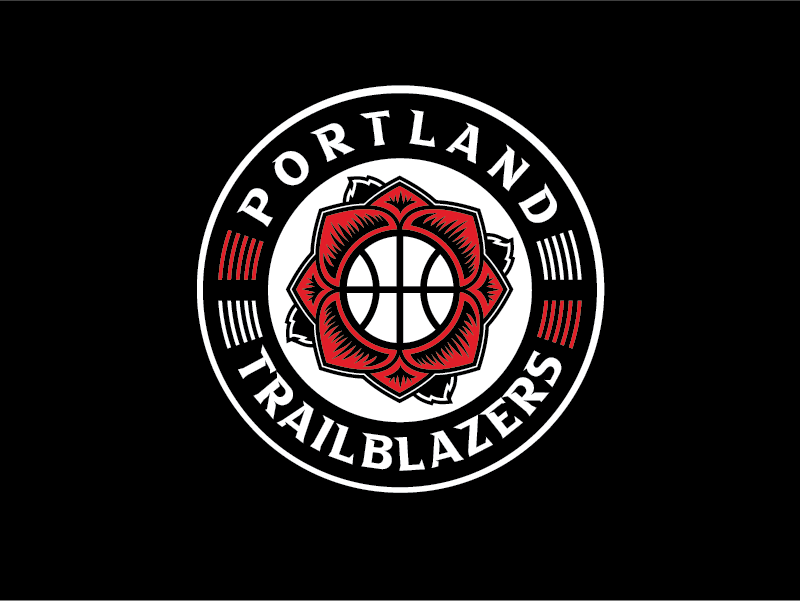 Portland Trailblazers Concept Logo by Paul Schreel on Dribbble