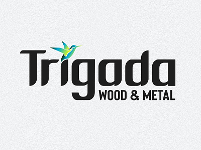 Trigada Wood & Metal Workshop branding graphic design logo