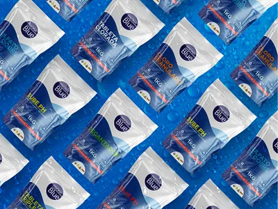 Piscina Blue :: Packaging chile design empaque packaging pouch