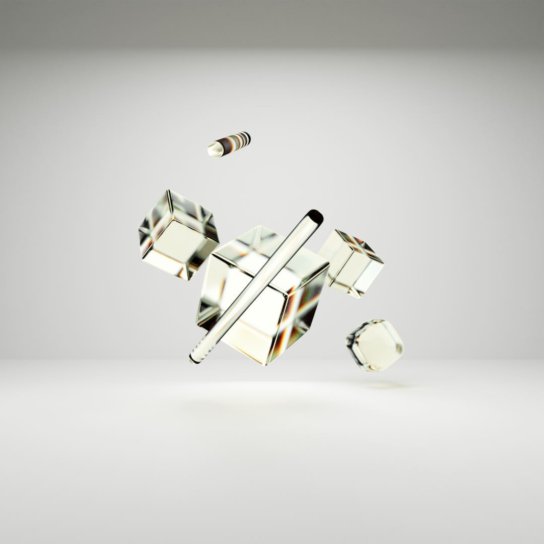 Glass shading exploration 3d blender illustration material modern product shading