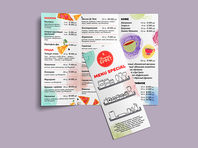 Food Menu booklet buffet coffee food graphic design menu pizza tea vector