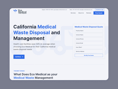 Medical Waste Website medical waste medical waste website medical website transportation website web design website