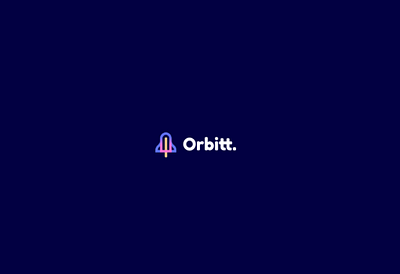 Orbitt. branding graphic design logo orbitt.
