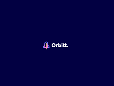 Orbitt. branding graphic design logo orbitt.