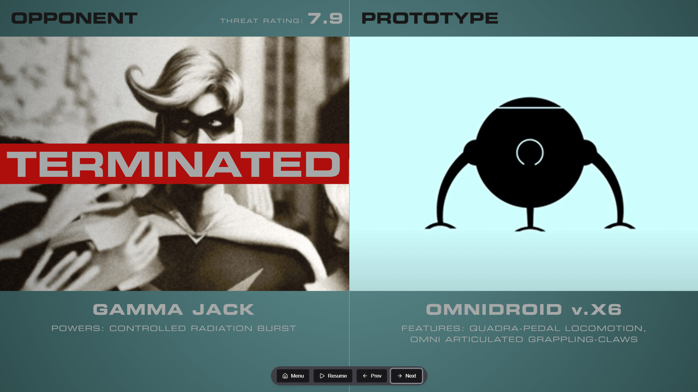 Syndrome Main Computer (from "The Incredibles", 2004) app design illustration ui