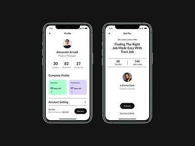 Job listing app android discover flutter ios job listing material remote simple trend web3 work