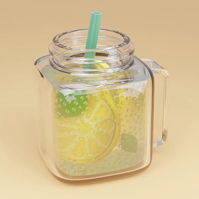 Blender 3D - Lemonade 3d