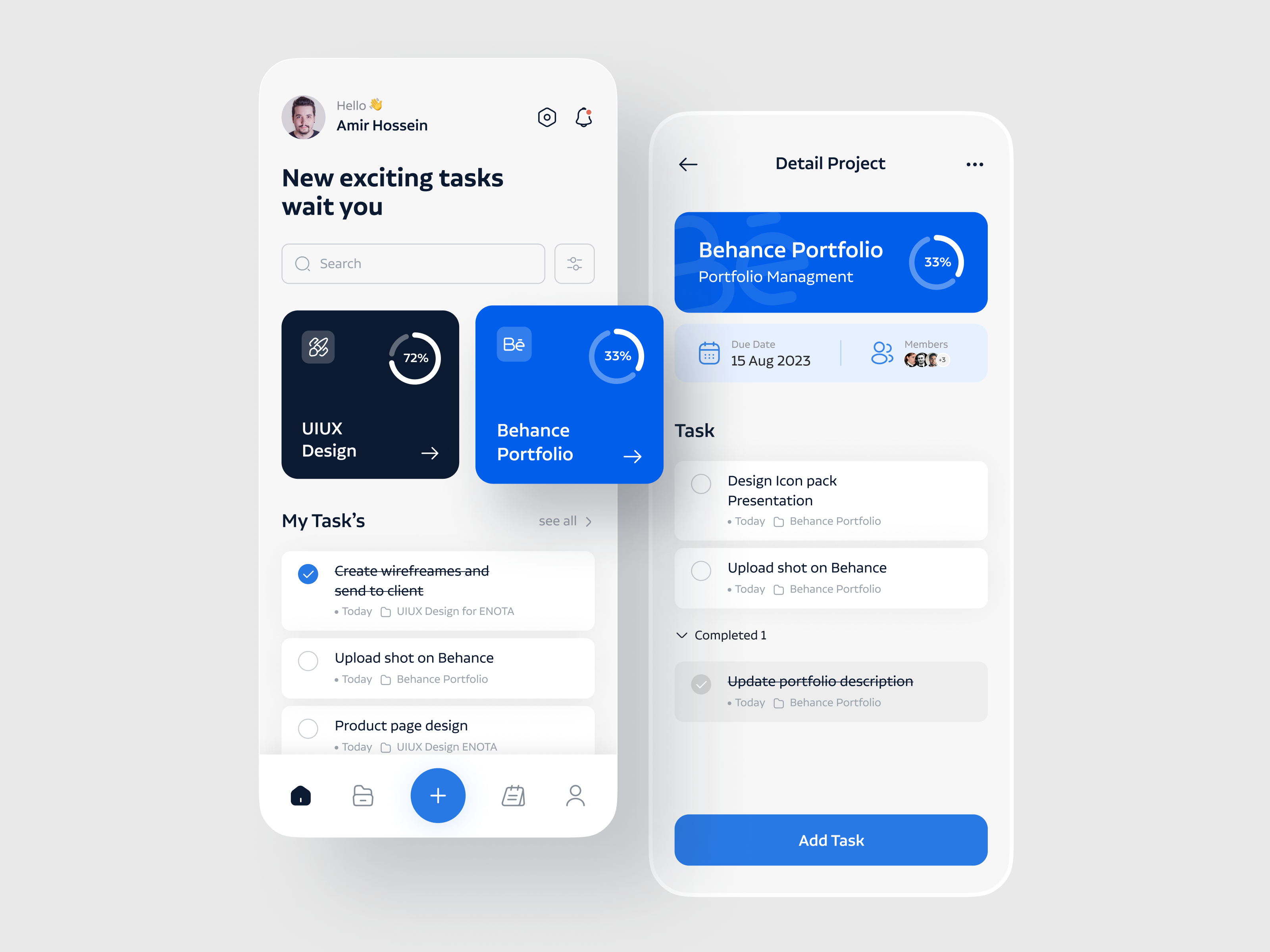 To-Do List Mobile App Design calendar calendar app mobile app task task manager task manager app time to do to do app todo todo app ui uidesign ux design