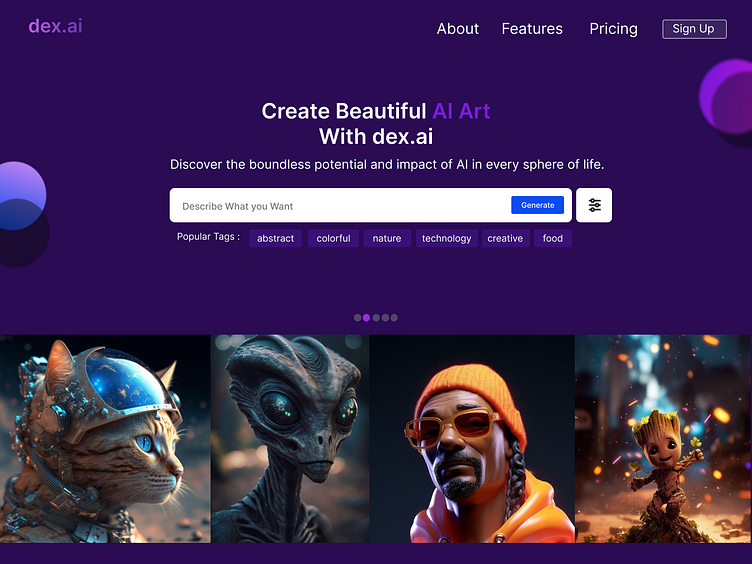 Ai Generator Ux/Ui by Marianna Samvellovna on Dribbble