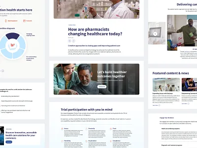 Walgreens Health Design System desktop