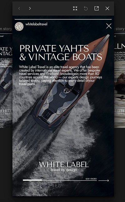 Instagram stories ideas for Luxury Travel animation branding design graphic design illustration instagram stories logo motion graphics ui vector