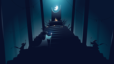 Throne climb competition gold illustration magic throne vector winner wizard