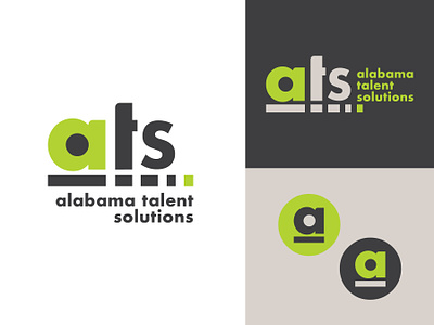 Alabama Talent Solutions branding design digital flat logo vector