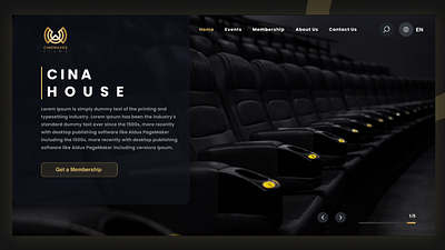 CineWaves branding design photoshop protopie ui ux wireframe xd design