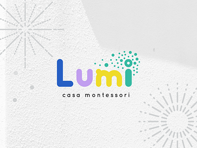 Lumi montessori logo branding design graphic design logo vector