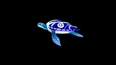 Swimming Turtle - 3D Model and Animation 3d 3d animation 3d art 3d character 3d modeling 3d rendering 3d texturing animation