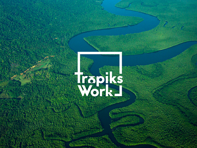 Tropiks Work logo branding design graphic design logo vector