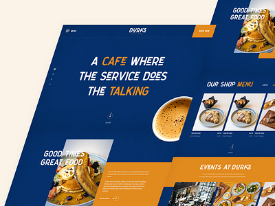 Coffee Shop Web Design bakery branding cakes coffee design food landing page shop ui ui design ux web design