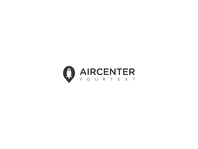 Aircenter air aircenter brand logo branding corporate creative logo design illustration locator sign logo brand logo design logo maker logos minimalist minimalist logo minimalistlogo space ui unique logo