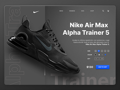 Nike Website- UI Concept athleticculture fashionforward footwearart footwearinnovation footweartrends iconicfootwear modernfootwear nikeairmaxconcept nikeinspired productdesign sneakerdesign sneakerenthusiast sportslifestyle sportyelegance streetstyle trendsettingdesign ui uiconcept uiux urbanfashion