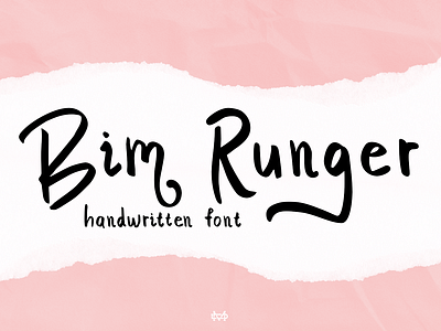 Bim Runger - Cute Font bold font branding font bundle font christmas font cute font fun font groovy font halloween font hand lettering handwritten font headline font invitation font modern brush font retro font vintage font wedding font