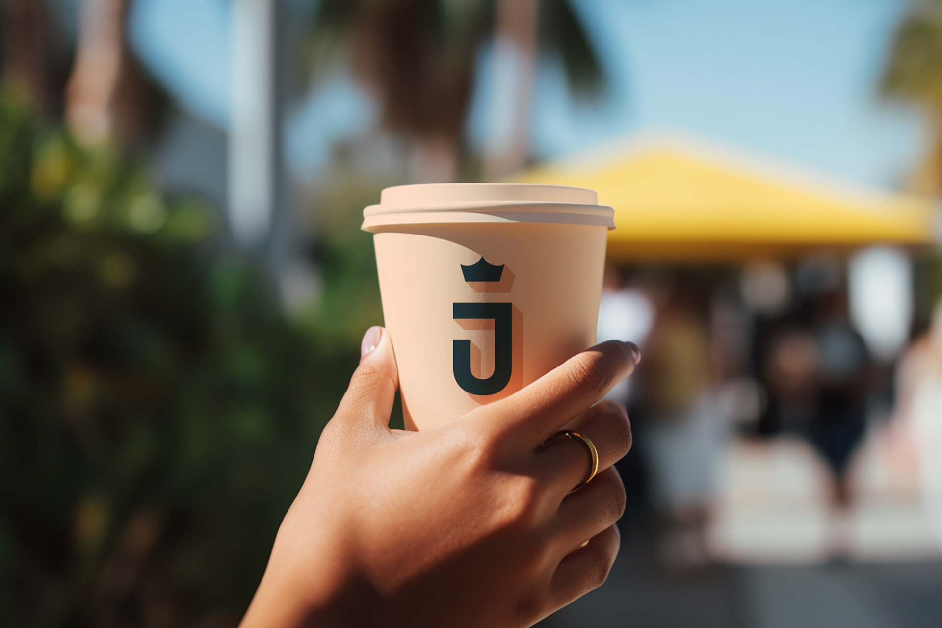 Javista brand brand identity branding cafe coffee shop corporate identity hollywood j logo los angeles packaging restaurant