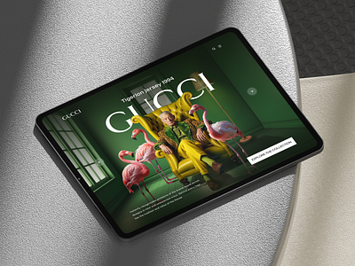 🥼Gucci Hero Section - Product Show Off clean clothing fashion fashion web gucci landing page luxury shopping ui uiux web ui webpage website