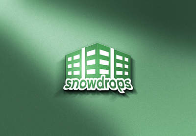 Snowdrops Logo branding graphic design logo