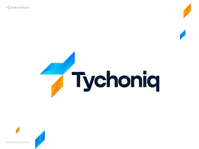 Tychoniq- T letter Financial tech company Logo brand design brand identity branding design finance fintech logo minimal modern logo t t icon t logo t mark tech