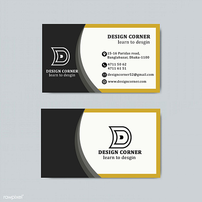 Business Card banner branding design graphic design illustration logo vector
