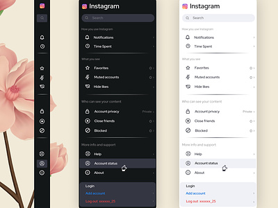 Side Menu Navigations app app design dark figma design icons light menu menu bar side bar side bar navigation startup template ui design ui ux user interface ux design web web design