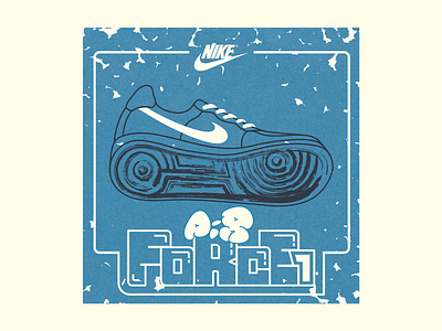 Nike Air Force 1 af1 ai illustrator airforceone design illustration nike nikeairforce1 sneaker sneakers textures vector design