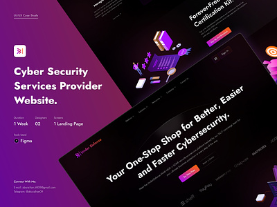 Cyber Security Services Provider website. cryptocurrency