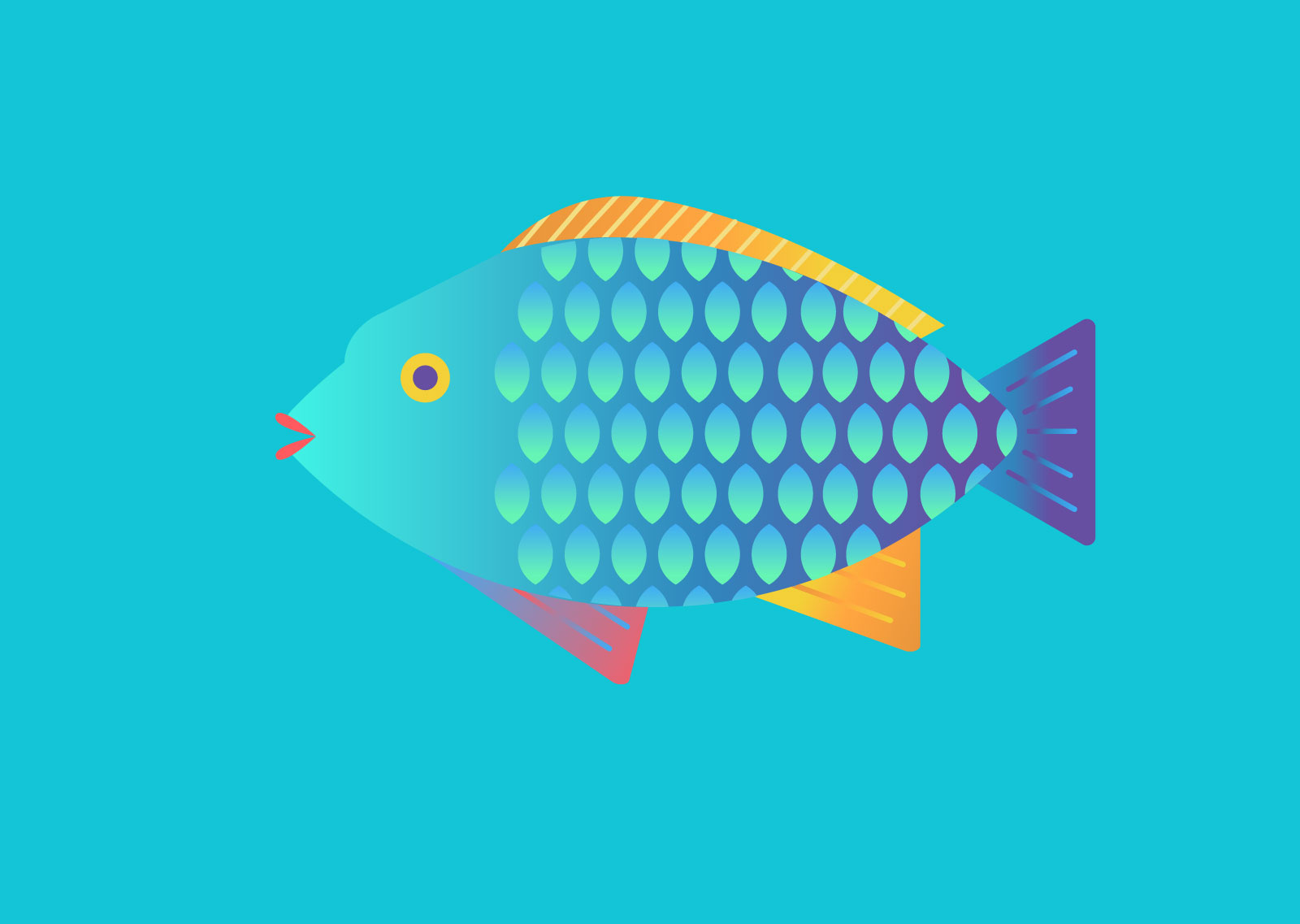 Bermuda Parrotfish bermuda branding colorful fish illustration keychains parrotfish tourism vector