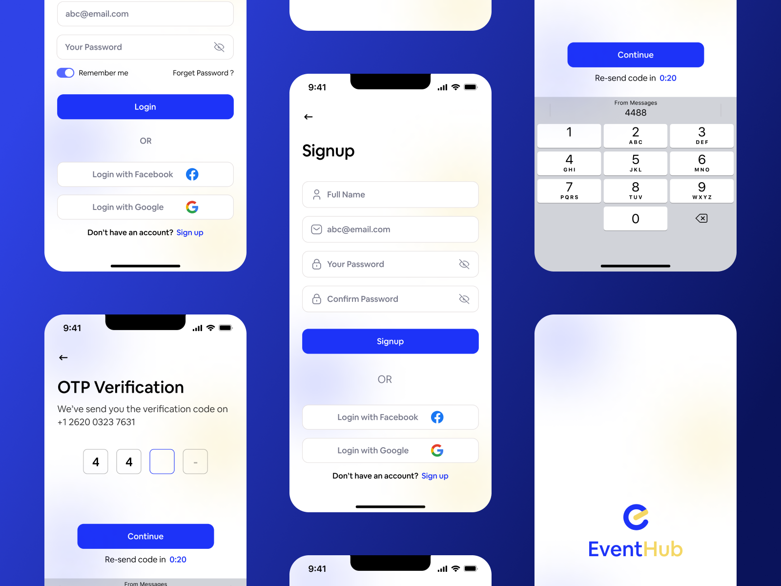 Registration UI Design by Anshika Solanki on Dribbble
