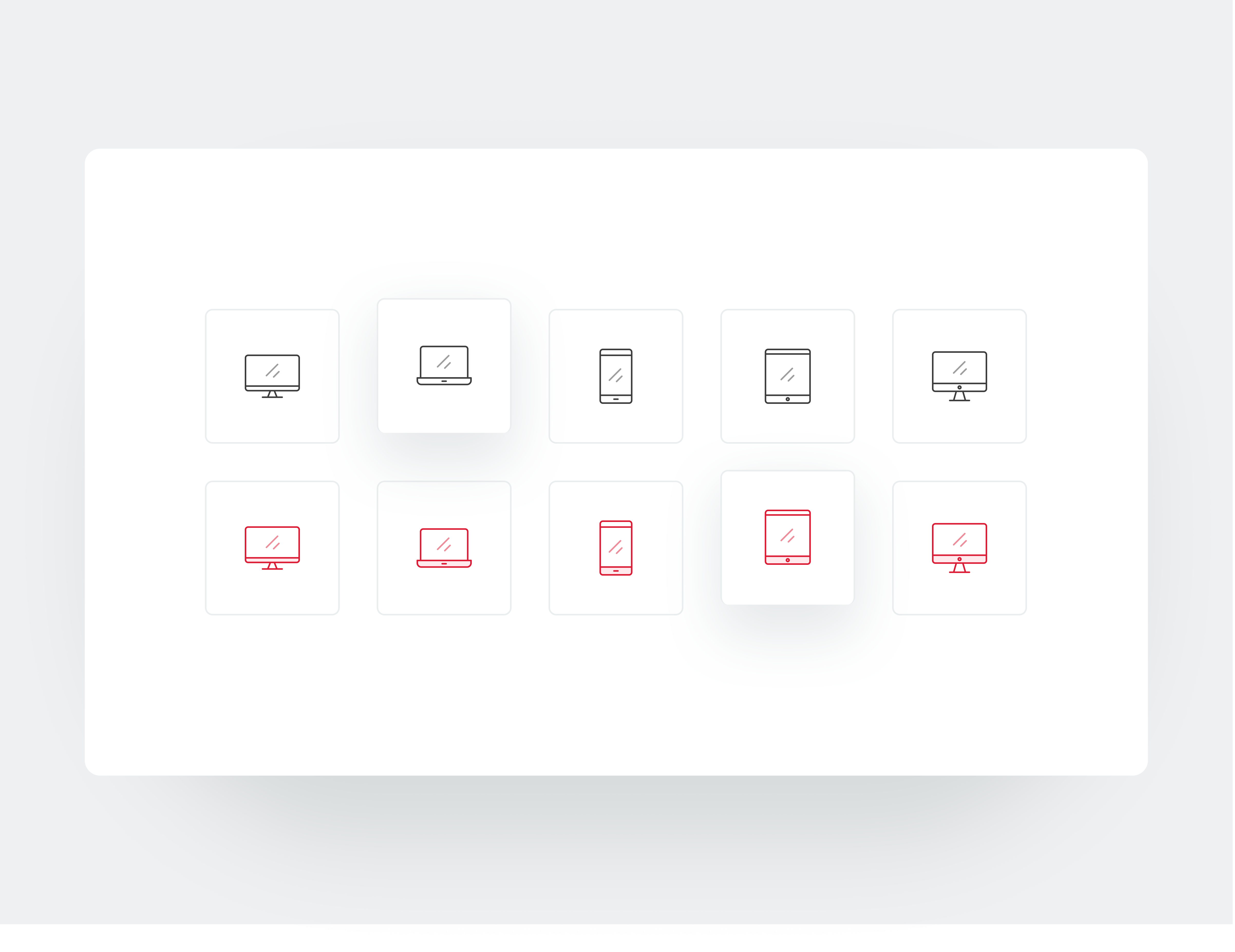 Device Icons connect device device icons digital laptop line icons mobile monitor tablet tv