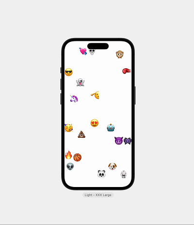 Swift UI Gravity Emojis design graphic design illustration ios ios dev swiftui ui vector