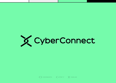 CyberConnect Logo Redesign Concept 2d bitcoin blockchain brand branding clean crypto cryptocurrency cyber flat icon logo minimal minimalist modern nft simple software tech web3